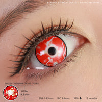 Sweety Circuit Eye Red (1 lens/pack)-Crazy Contacts-UNIQSO Canada