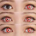 Sweety Circuit Eye Red (1 lens/pack)-Crazy Contacts-UNIQSO Canada