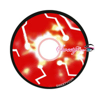 Sweety Circuit Eye Red (1 lens/pack)-Crazy Contacts-UNIQSO Canada