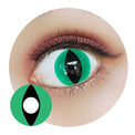 Sweety Crazy Alian Green Cat (1 lens/pack)-Crazy Contacts-UNIQSO Canada