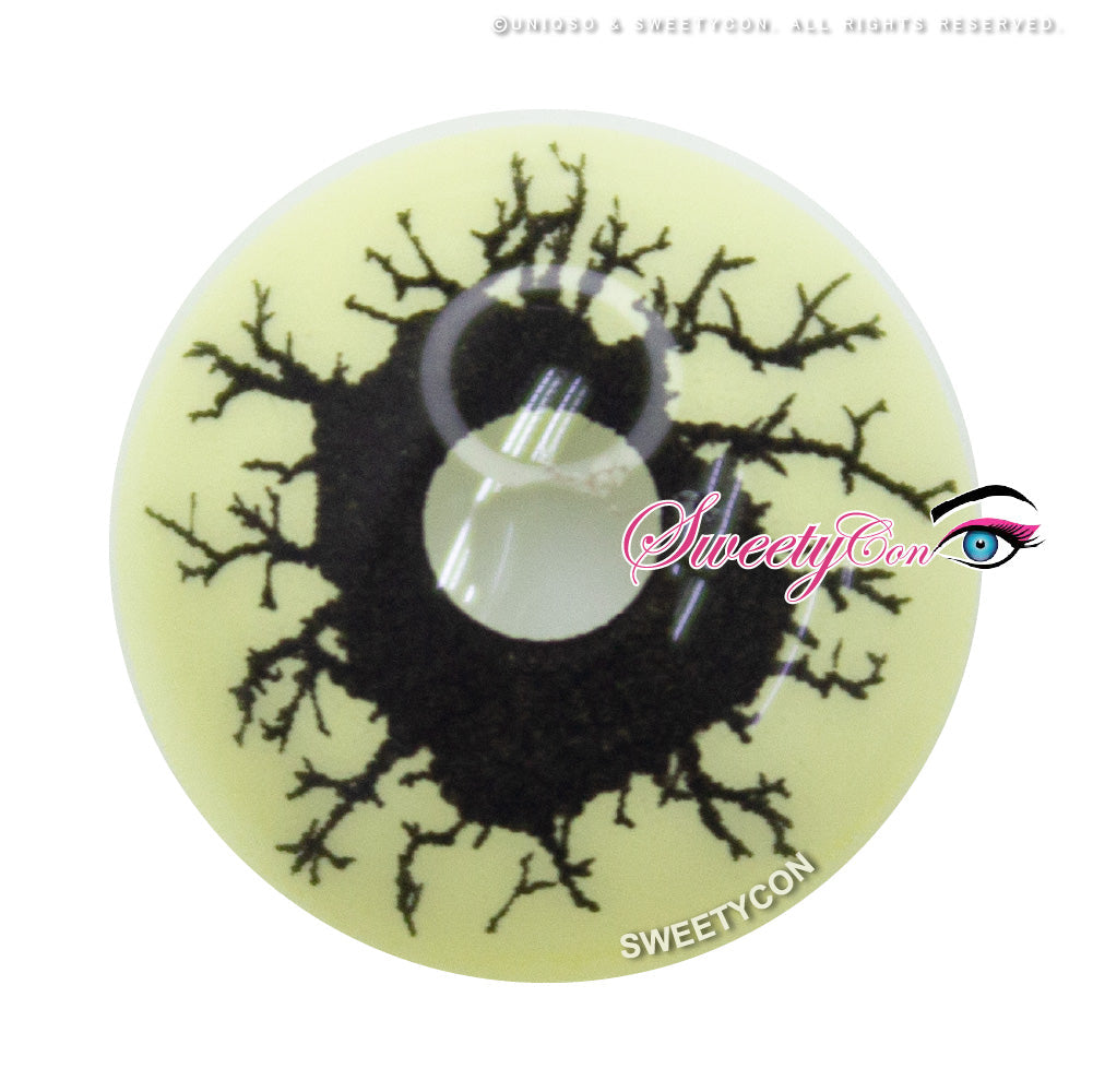 Sweety Crazy Black Rage (1 lens/pack)-Crazy Contacts-UNIQSO Canada
