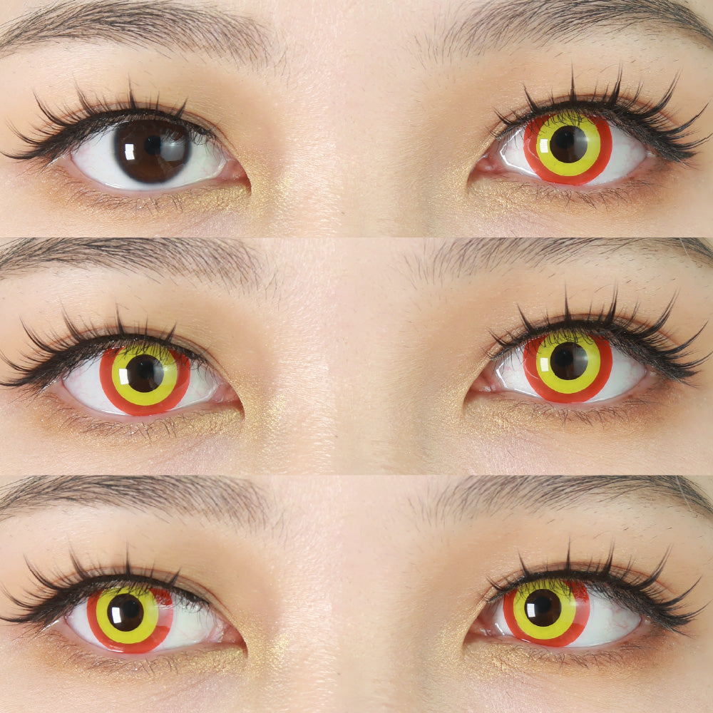 Sweety Crazy Blazing Flame (1 lens/pack)-Crazy Contacts-UNIQSO Canada