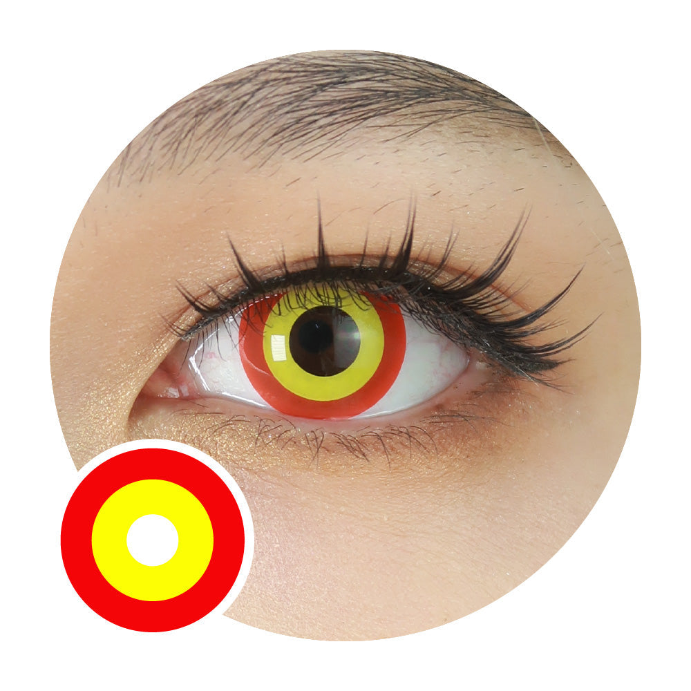 Sweety Crazy Blazing Flame (1 lens/pack)-Crazy Contacts-UNIQSO Canada