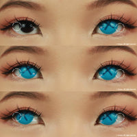 Sweety Crazy Button Eye Blue (1 lens/pack)-Crazy Contacts-UNIQSO Canada