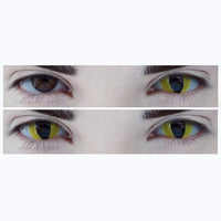 Sweety Crazy Cat Eye Yellow (1 lens/pack)-Crazy Contacts-UNIQSO Canada