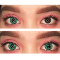Sweety Crazy Green Blood Eyes (1 lens/pack)-Crazy Contacts-UNIQSO Canada