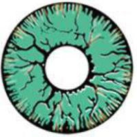 Sweety Crazy Green Blood Eyes (1 lens/pack)-Crazy Contacts-UNIQSO Canada