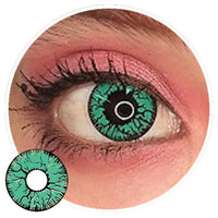 Sweety Crazy Green Blood Eyes (1 lens/pack)-Crazy Contacts-UNIQSO Canada