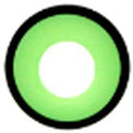 Sweety Crazy Green Zombie / Manson (1 lens/pack)-Crazy Contacts-UNIQSO Canada