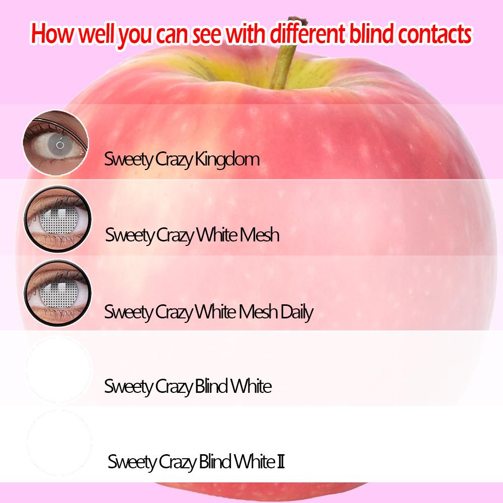 Sweety Crazy Kingdom - Zombie Eyes (1 lens/pack)-Crazy Contacts-UNIQSO Canada