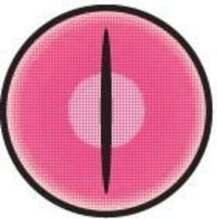 Sweety Crazy Light Pink Demon Eye / Cat Eye (1 lens/pack)-Colored Contacts-UNIQSO