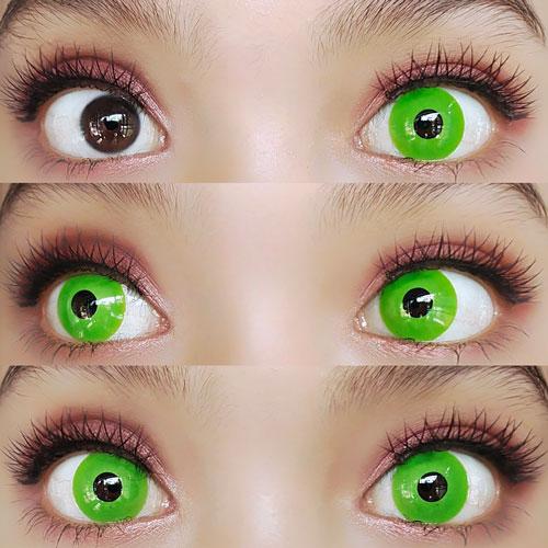 Sweety Crazy Lime Green (1 lens/pack)-Crazy Contacts-UNIQSO Canada