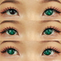 Sweety Crazy Lizard Eye Green (1 lens/pack)-Crazy Contacts-UNIQSO Canada