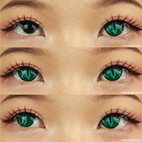 Sweety Crazy Lizard Eye Green (1 lens/pack)-Crazy Contacts-UNIQSO Canada