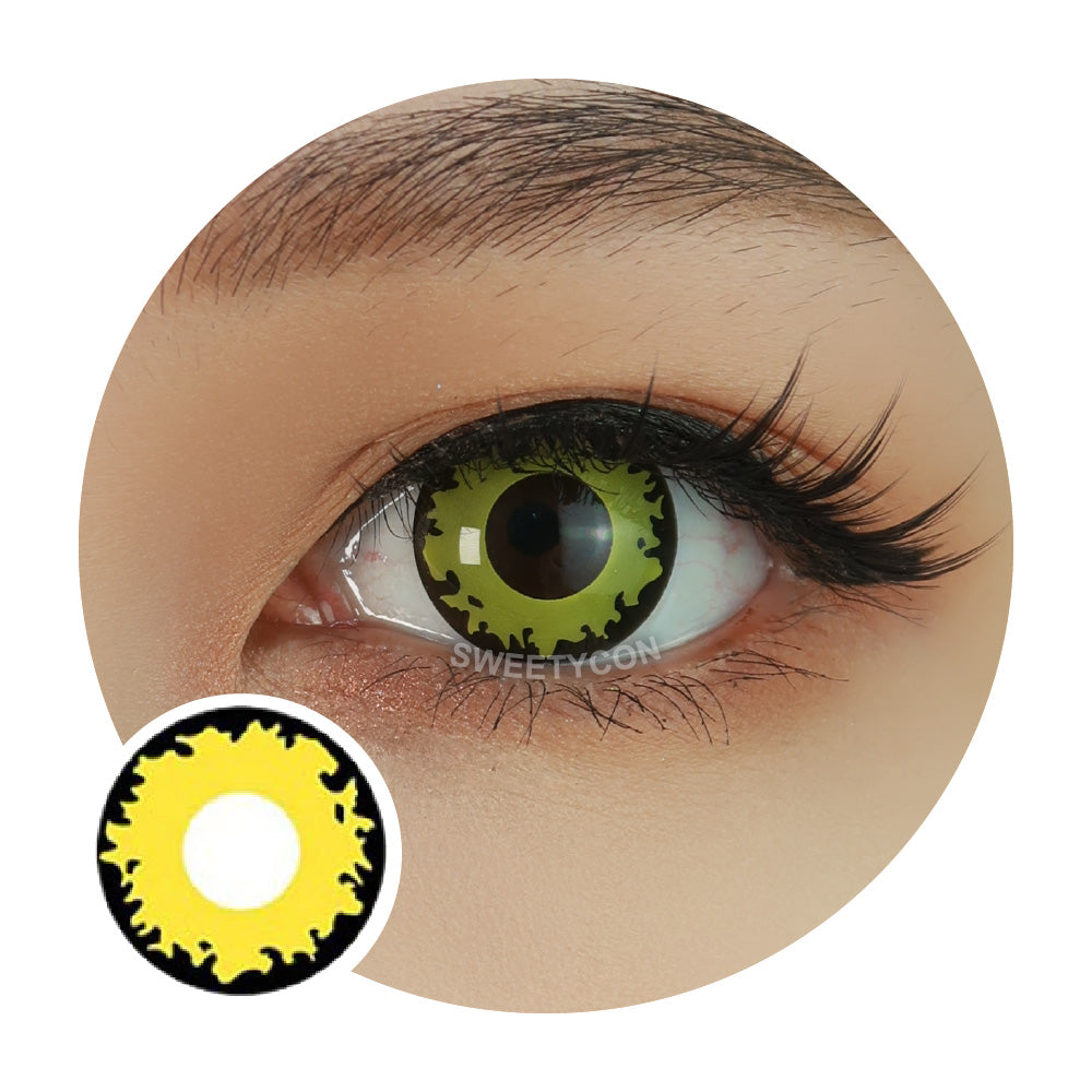 Sweety Crazy Lizard Fire (1 lens/pack)-Crazy Contacts-UNIQSO Canada