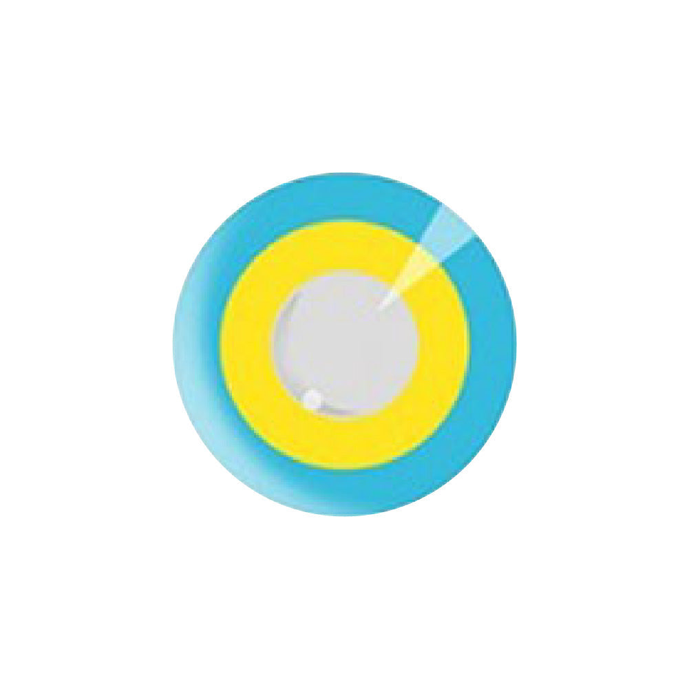 Sweety Crazy Matryoshka Blue Doll (1 lens/pack)-Crazy Contacts-UNIQSO Canada