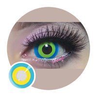 Sweety Crazy Matryoshka Blue Doll (1 lens/pack)-Crazy Contacts-UNIQSO Canada
