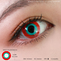 Sweety Crazy Matryoshka Red Doll (1 lens/pack)-Crazy Contacts-UNIQSO Canada