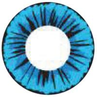 Sweety Crazy Petal Blue (1 lens/pack)-Crazy Contacts-UNIQSO Canada