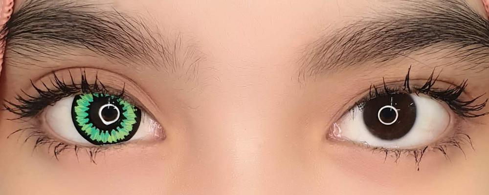 Sweety Crazy Pop Green (1 lens/pack)-Crazy Contacts-UNIQSO Canada