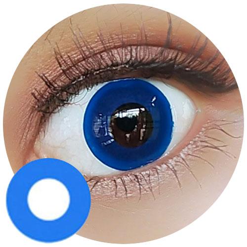Sweety Crazy Pure Dark Blue (1 lens/pack)-Crazy Contacts-UNIQSO Canada