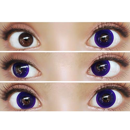 Sweety Crazy Pure Dark Violet (1 lens/pack)-Crazy Contacts-UNIQSO Canada