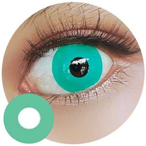 Sweety Crazy Pure Green (1 lens/pack)-Crazy Contacts-UNIQSO Canada
