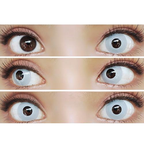 Sweety Crazy Pure Grey (1 lens/pack)-Crazy Contacts-UNIQSO Canada