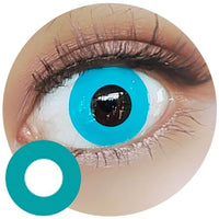 Sweety Crazy Pure Teal Blue (1 lens/pack)-Crazy Contacts-UNIQSO Canada