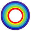 Sweety Crazy Rainbow (1 lens/pack)-Crazy Contacts-UNIQSO Canada