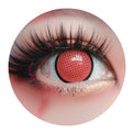 Sweety Crazy Red Mesh/Screen with Black Rim (1 lens/pack)-Crazy Contacts-UNIQSO Canada