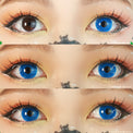 Sweety Crazy UV Glow Blue (1 lens/pack)-UV Contacts-UNIQSO Canada