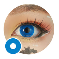 Sweety Crazy UV Glow Blue (1 lens/pack)-UV Contacts-UNIQSO Canada
