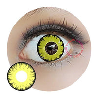 Sweety Crazy Vampire Yellow (1 lens/pack)-Crazy Contacts-UNIQSO Canada