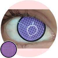 Sweety Crazy Violet Mesh Rim (1 lens/pack)-Crazy Contacts-UNIQSO Canada