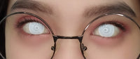 Sweety Crazy White Blind Mesh / Storm White (1 lens/pack)-Crazy Contacts-UNIQSO Canada