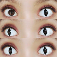 Sweety Crazy White Cat (1 lens/pack)-Crazy Contacts-UNIQSO Canada