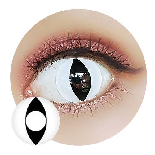 Sweety Crazy White Cat (1 lens/pack)-Crazy Contacts-UNIQSO Canada