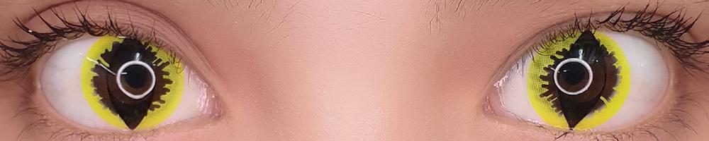Sweety Crazy Yellow Dragon II (1 lens/pack)-Crazy Contacts-UNIQSO Canada