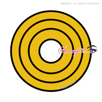 Sweety Crazy Yellow Rings (1 lens/pack)-Crazy Contacts-UNIQSO