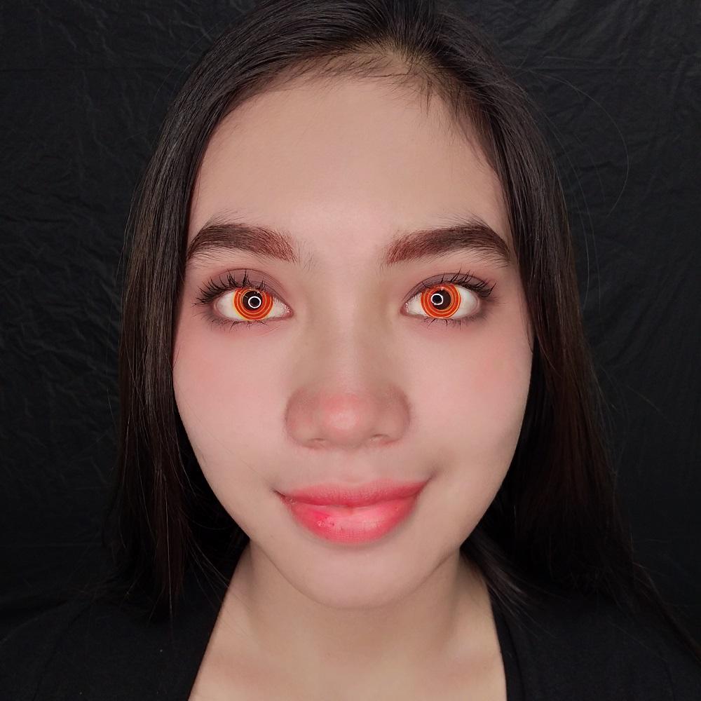 Sweety Crazy Yellow Spiral (1 lens/pack)-Crazy Contacts-UNIQSO Canada