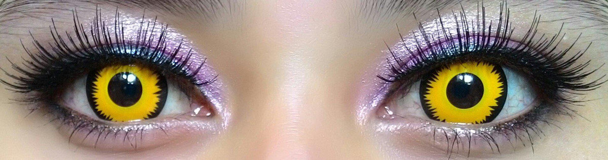 Sweety Crazy Yellow Werewolf (1 lens/pack)-Crazy Contacts-UNIQSO Canada