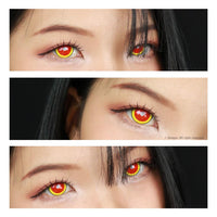 Sweety Demon Killer - Fire Flame (1 lens/pack)-Colored Contacts-UNIQSO Canada