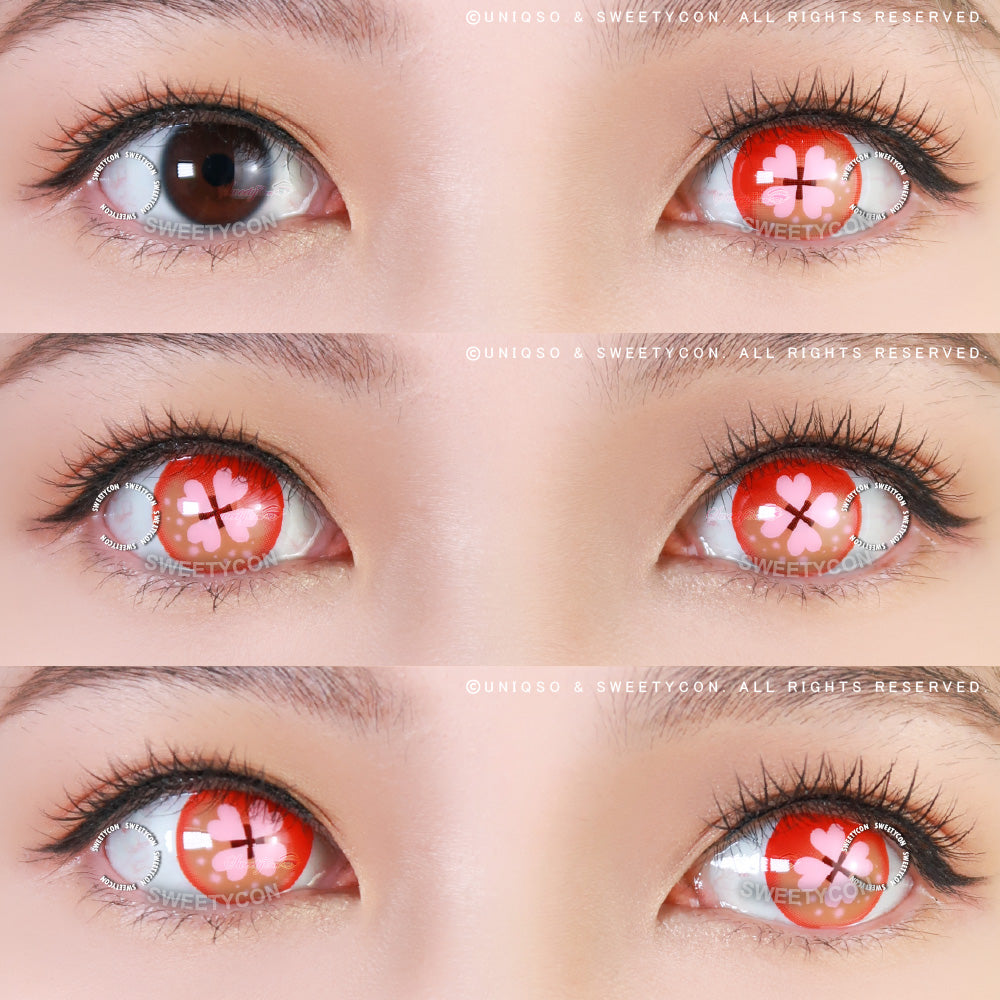 Sweety Genshin Impact Klee (Clover) (1 lens/pack)-Colored Contacts-UNIQSO Canada