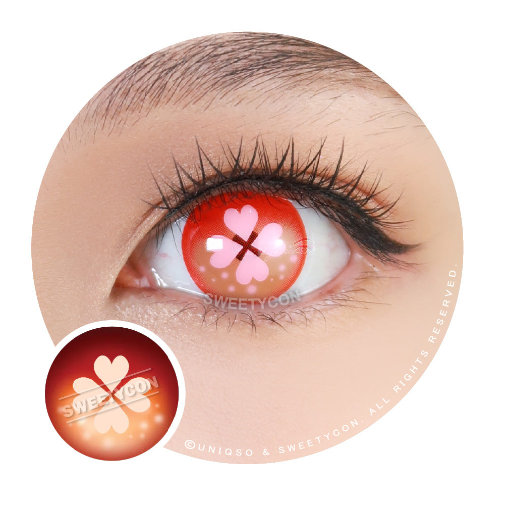 Sweety Genshin Impact Klee (Clover) (1 lens/pack)-Colored Contacts-UNIQSO Canada