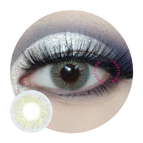 Sweety Glitter Mousse Silver (1 lens/pack)-Colored Contacts-UNIQSO Canada