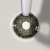 Sweety Magnificent Devils Triangle Black (1 lens/pack)-Colored Contacts-UNIQSO Canada