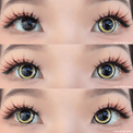 Sweety Mini Nebulous Yellow (1 lens/pack)-Colored Contacts-UNIQSO Canada