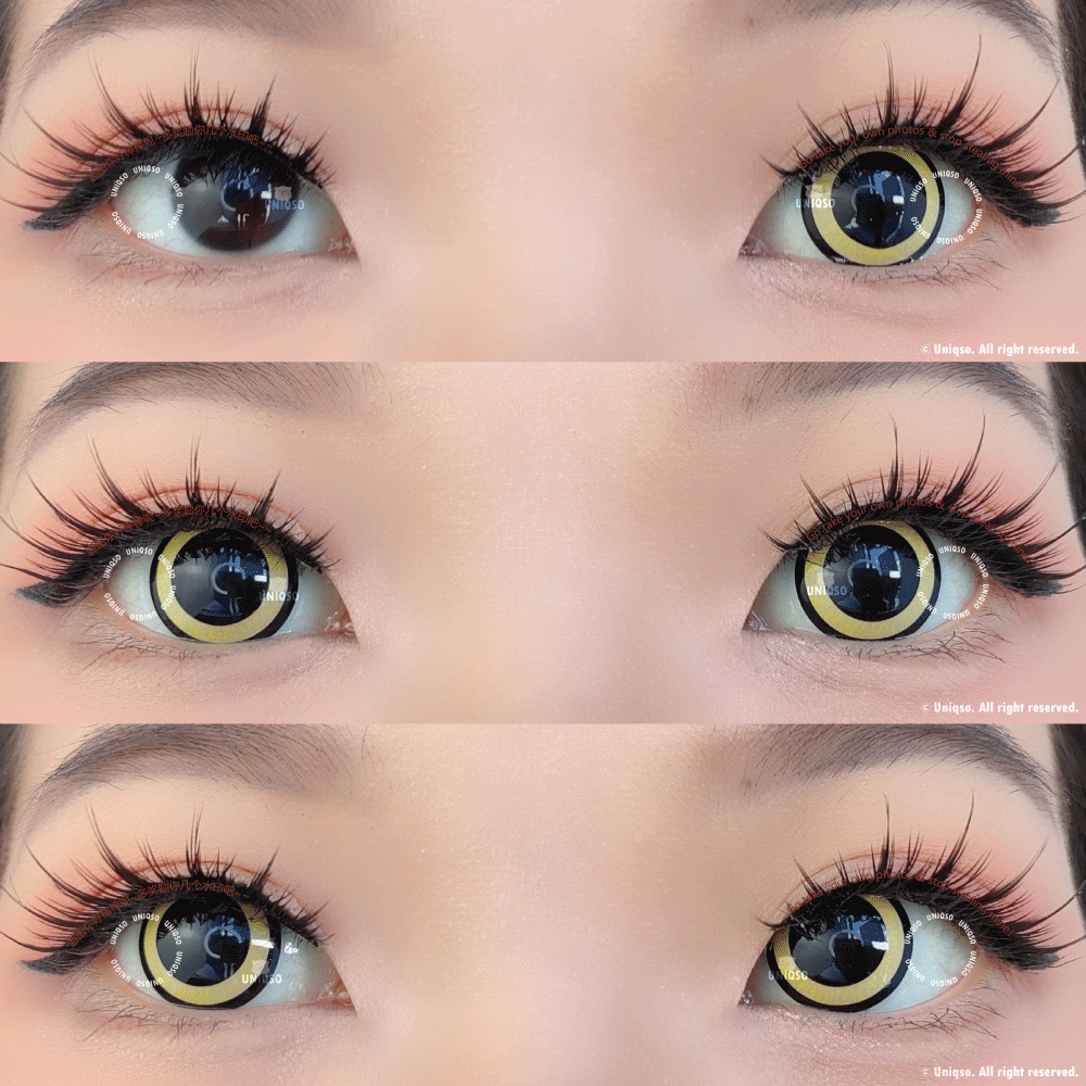 Sweety Mini Nebulous Yellow (1 lens/pack)-Colored Contacts-UNIQSO Canada