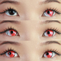 Sweety Mini Sclera Cloud Rim Red (1 lens/pack)-Mini Sclera Contacts-UNIQSO Canada